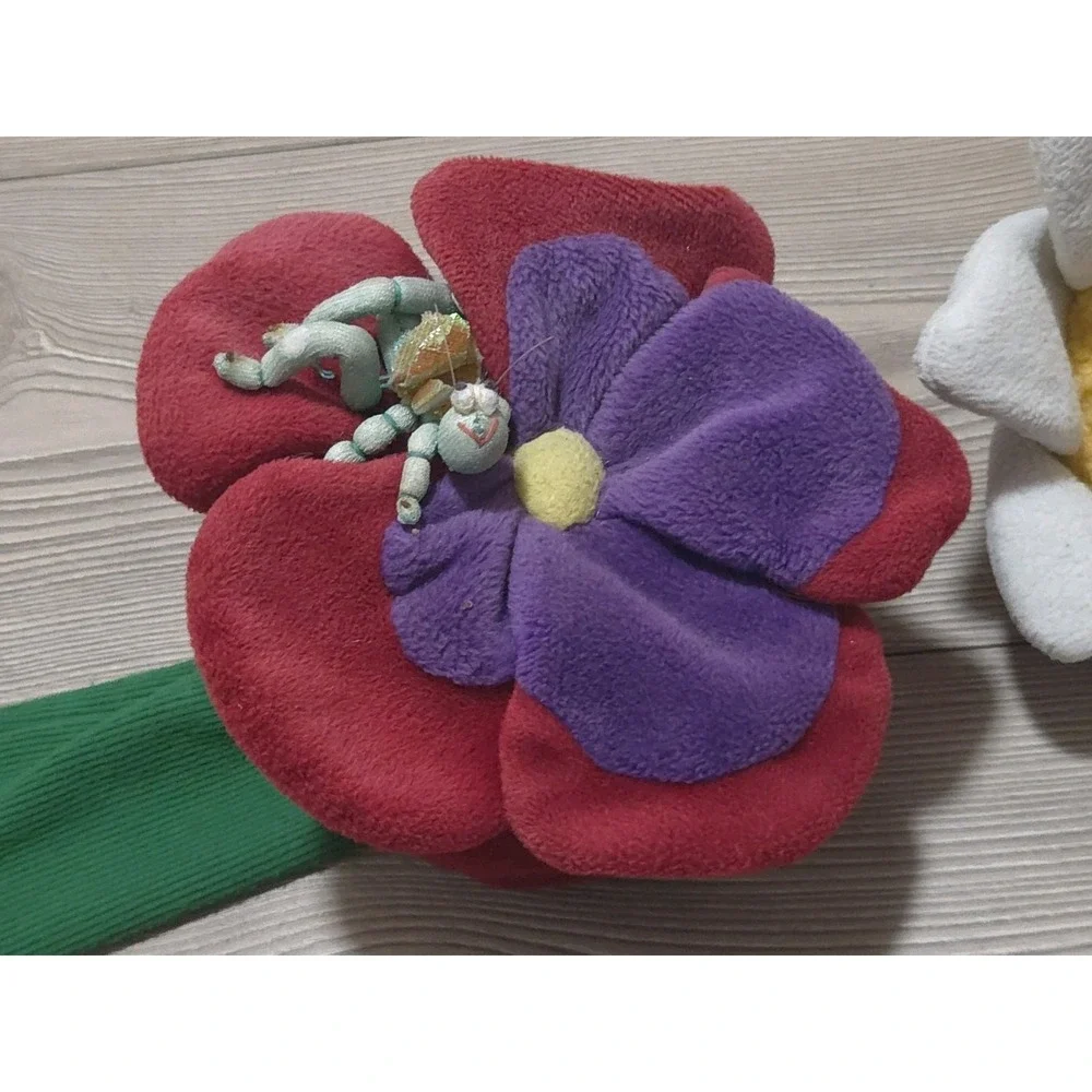 Winning Edge Designs Golf Headcover Lot 3 Flowers /w Bugs Plush Bundle Vintage